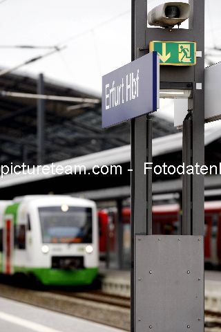 Der Erfurter Hauptbahnhof 
